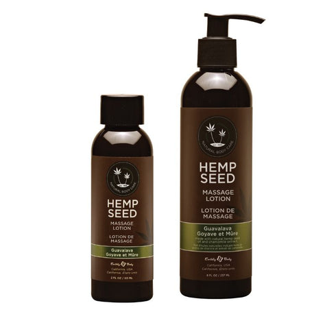 Earthly Body Hemp Seed Massage LOTION Guavalava